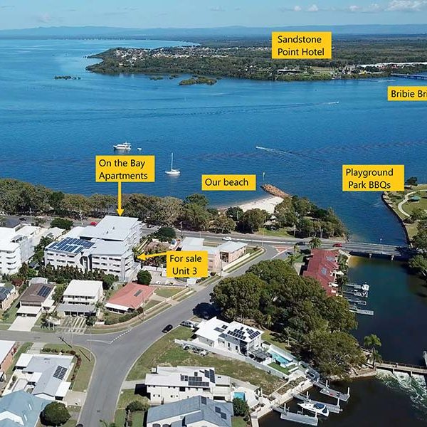 bribie island accommodation location